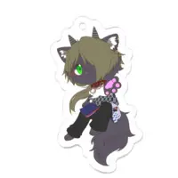 声音竜ぎる(せいおんりゅうぎる) - Key Chain - Acrylic Key Chain - VTuber Size-50 x 50 (mm)