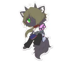 声音竜ぎる(せいおんりゅうぎる) - Key Chain - Acrylic Key Chain - VTuber Size-100 x 100 (mm)