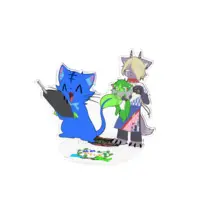 声音竜ぎる(せいおんりゅうぎる) - Acrylic stand - VTuber Size-160x160mm