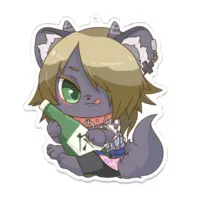 声音竜ぎる(せいおんりゅうぎる) - Key Chain - Acrylic Key Chain - VTuber Size-100 x 100 (mm)