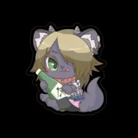 声音竜ぎる(せいおんりゅうぎる) - Stickers - VTuber Size-100 x 100 (mm)