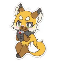 声音竜ぎる(せいおんりゅうぎる) - Key Chain - Acrylic Key Chain - VTuber Size-100 x 100 (mm)