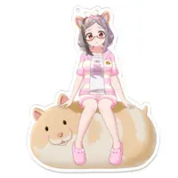 Kirara Mimi - Key Chain - Acrylic Key Chain - VTuber Size-100 x 100 (mm)