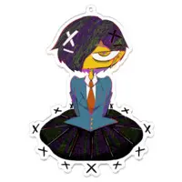 Dadada Meda - Acrylic Key Chain - Key Chain - VTuber Size-100 x 100 (mm)