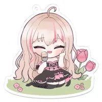 Arisu Tina - Key Chain - Acrylic Key Chain - VTuber Size-70 x 70 (mm)