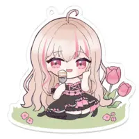 Arisu Tina - Key Chain - Acrylic Key Chain - VTuber Size-70 x 70 (mm)