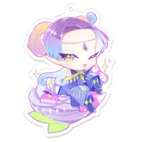 ツクルノ女渦(じょか) - Key Chain - Acrylic Key Chain - VTuber Size-70 x 70 (mm)