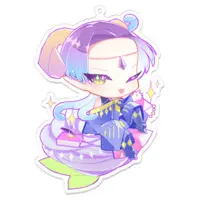 ツクルノ女渦(じょか) - Key Chain - Acrylic Key Chain - VTuber Size-100 x 100 (mm)