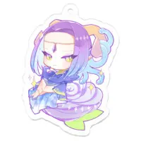 ツクルノ女渦(じょか) - Key Chain - Acrylic Key Chain - VTuber Size-50 x 50 (mm)