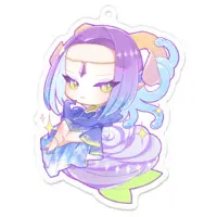 ツクルノ女渦(じょか) - Key Chain - Acrylic Key Chain - VTuber Size-70 x 70 (mm)