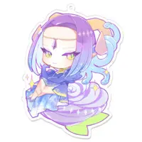 ツクルノ女渦(じょか) - Key Chain - Acrylic Key Chain - VTuber Size-100 x 100 (mm)