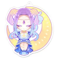 ツクルノ女渦(じょか) - Key Chain - Acrylic Key Chain - VTuber Size-70 x 70 (mm)