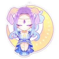 ツクルノ女渦(じょか) - Key Chain - Acrylic Key Chain - VTuber Size-100 x 100 (mm)