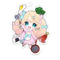 桃使ななな - Key Chain - Acrylic Key Chain - VTuber Size-70 x 70 (mm)