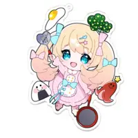 桃使ななな - Key Chain - Acrylic Key Chain - VTuber Size-100 x 100 (mm)
