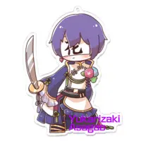 紫咲蕣 - Key Chain - Acrylic Key Chain - VTuber Size-100 x 100 (mm)