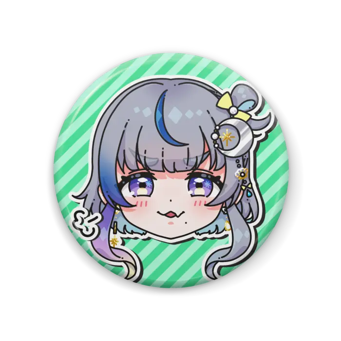 Shizuki Umiru - Badge - VTuber Size-57mm