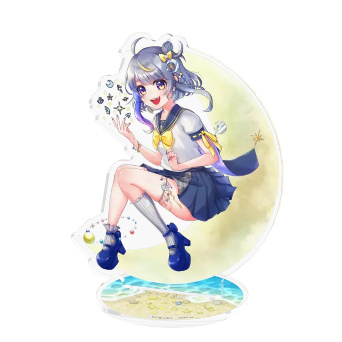 Shizuki Umiru - Acrylic stand - VTuber Size-100x100mm