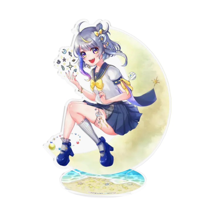 Shizuki Umiru - Acrylic stand - VTuber Size-160x160mm