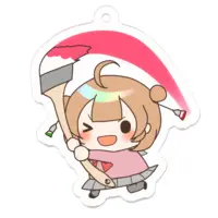 Egawa Ei & Ponpoko - Acrylic Key Chain - Key Chain - Ponpoko & Peanuts-kun