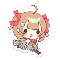 Egawa Ei & Ponpoko - Acrylic Key Chain - Key Chain - Ponpoko & Peanuts-kun