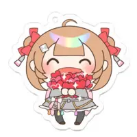 Egawa Ei & Ponpoko - Acrylic Key Chain - Key Chain - Ponpoko & Peanuts-kun