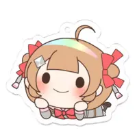 Egawa Ei & Ponpoko - Acrylic Key Chain - Key Chain - Ponpoko & Peanuts-kun