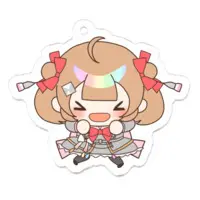 Egawa Ei & Ponpoko - Acrylic Key Chain - Key Chain - Ponpoko & Peanuts-kun