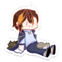 59224(ごくつぶし) - Key Chain - Acrylic Key Chain - VTuber Size-50 x 50 (mm)