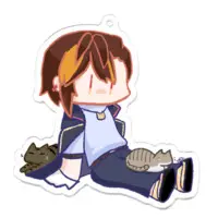 59224(ごくつぶし) - Key Chain - Acrylic Key Chain - VTuber Size-70 x 70 (mm)