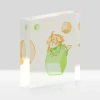 Torao-ji Wamo - Acrylic Block - VTuber Size-100x100mm