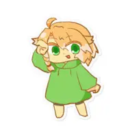 Torao-ji Wamo - Stickers - VTuber Size-100 x 100 (mm)