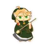 Torao-ji Wamo - Stickers - VTuber Size-100 x 100 (mm)
