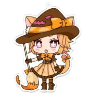 Mita Mitan - Key Chain - Acrylic Key Chain - VTuber Size-100 x 100 (mm)