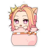 Mita Mitan - Key Chain - Acrylic Key Chain - VTuber Size-100 x 100 (mm)