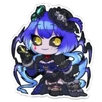 Suda. - Acrylic Key Chain - Key Chain - VTuber Size-100 x 100 (mm)