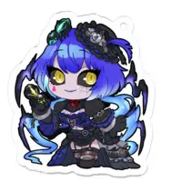 Suda. - Acrylic Key Chain - Key Chain - VTuber Size-50 x 50 (mm)