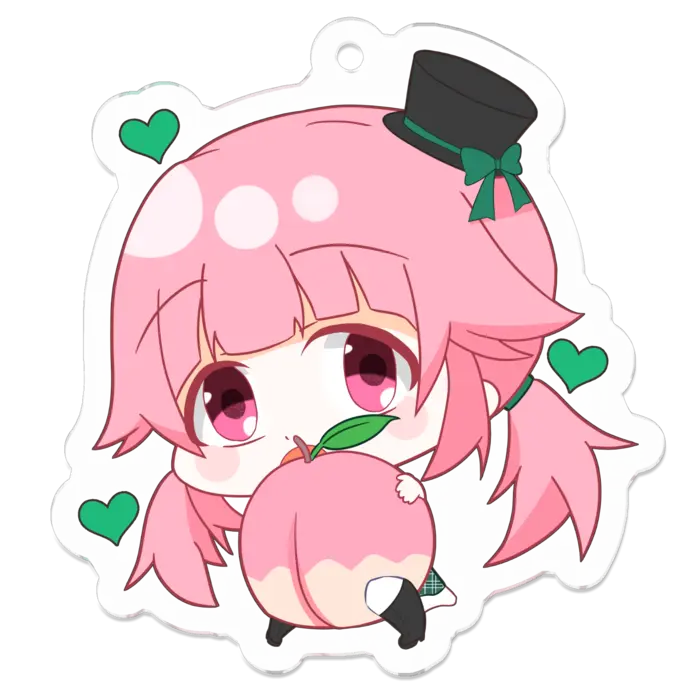 桃禾あいむ - Acrylic Key Chain - Key Chain - VTuber