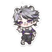 Shitora Haku - Key Chain - Acrylic Key Chain - VTuber Size-70 x 70 (mm)