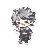 Shitora Haku - Key Chain - Acrylic Key Chain - VTuber Size-70 x 70 (mm)