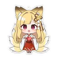 Tsukimiya Mai - Key Chain - Acrylic Key Chain - VTuber Size-100 x 100 (mm)