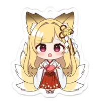 Tsukimiya Mai - Key Chain - Acrylic Key Chain - VTuber Size-50 x 50 (mm)