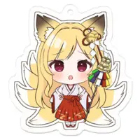 Tsukimiya Mai - Key Chain - Acrylic Key Chain - VTuber Size-50 x 50 (mm)