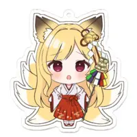 Tsukimiya Mai - Key Chain - Acrylic Key Chain - VTuber Size-70 x 70 (mm)