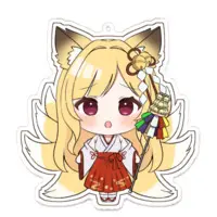 Tsukimiya Mai - Key Chain - Acrylic Key Chain - VTuber Size-100 x 100 (mm)