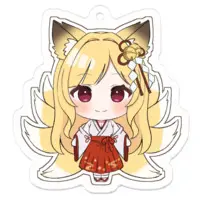 Tsukimiya Mai - Key Chain - Acrylic Key Chain - VTuber Size-50 x 50 (mm)