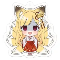 Tsukimiya Mai - Key Chain - Acrylic Key Chain - VTuber Size-50 x 50 (mm)