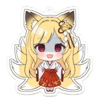 Tsukimiya Mai - Key Chain - Acrylic Key Chain - VTuber Size-70 x 70 (mm)