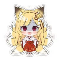 Tsukimiya Mai - Key Chain - Acrylic Key Chain - VTuber Size-100 x 100 (mm)