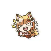 Tsukimiya Mai - Stickers - VTuber Size-100 x 100 (mm)